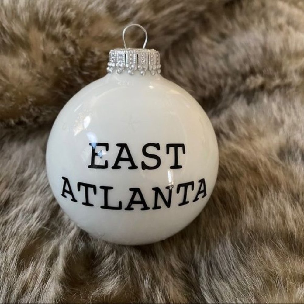 East Atlanta Georgia Porcelain Ornament